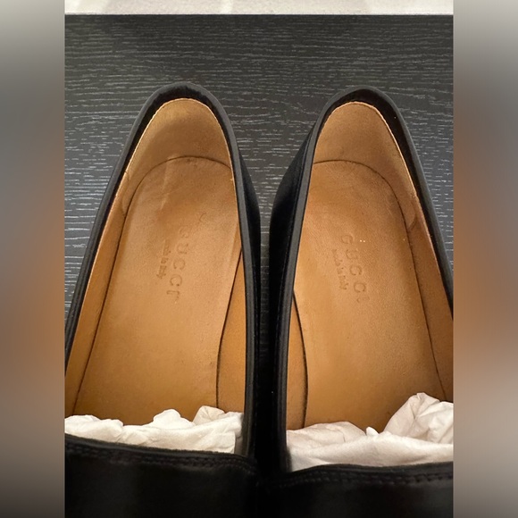 WOMEN'S GUCCI JORDAAN LEATHER LOAFER - Picture 3 of 3